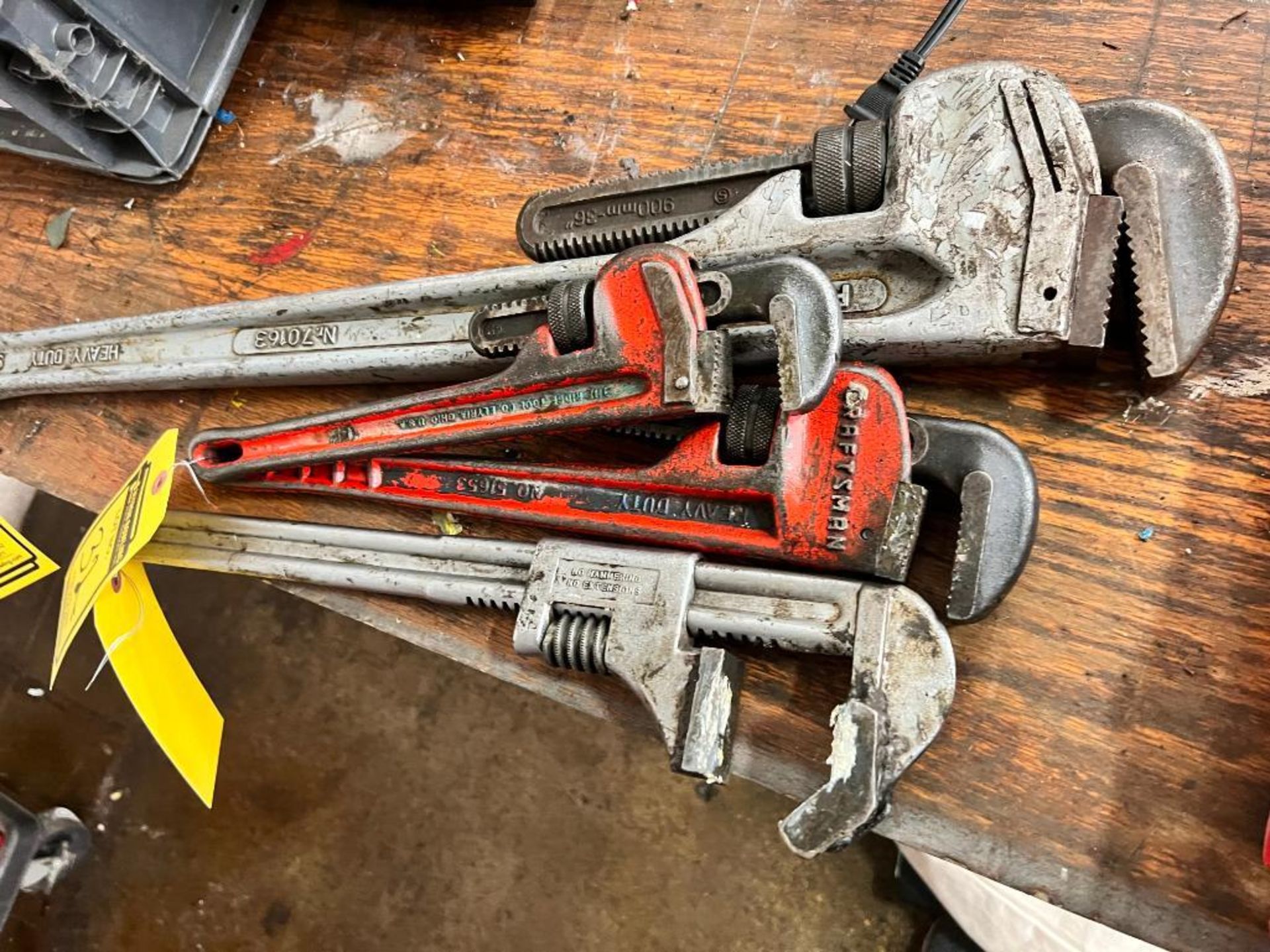 (4) Pipe Wrenches in Assorted Sizes, 36" to 14" - Image 2 of 3