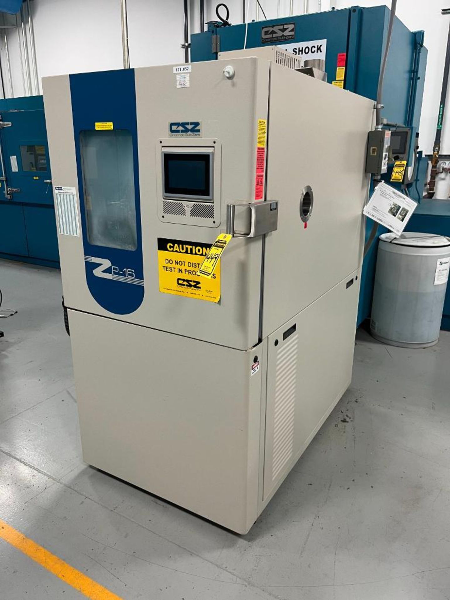 Cincinnati Sub-Zero ZP-16 Thermal Shock Chamber, Model ZPH-16-2-2-H/AC, S/N ZP1615030