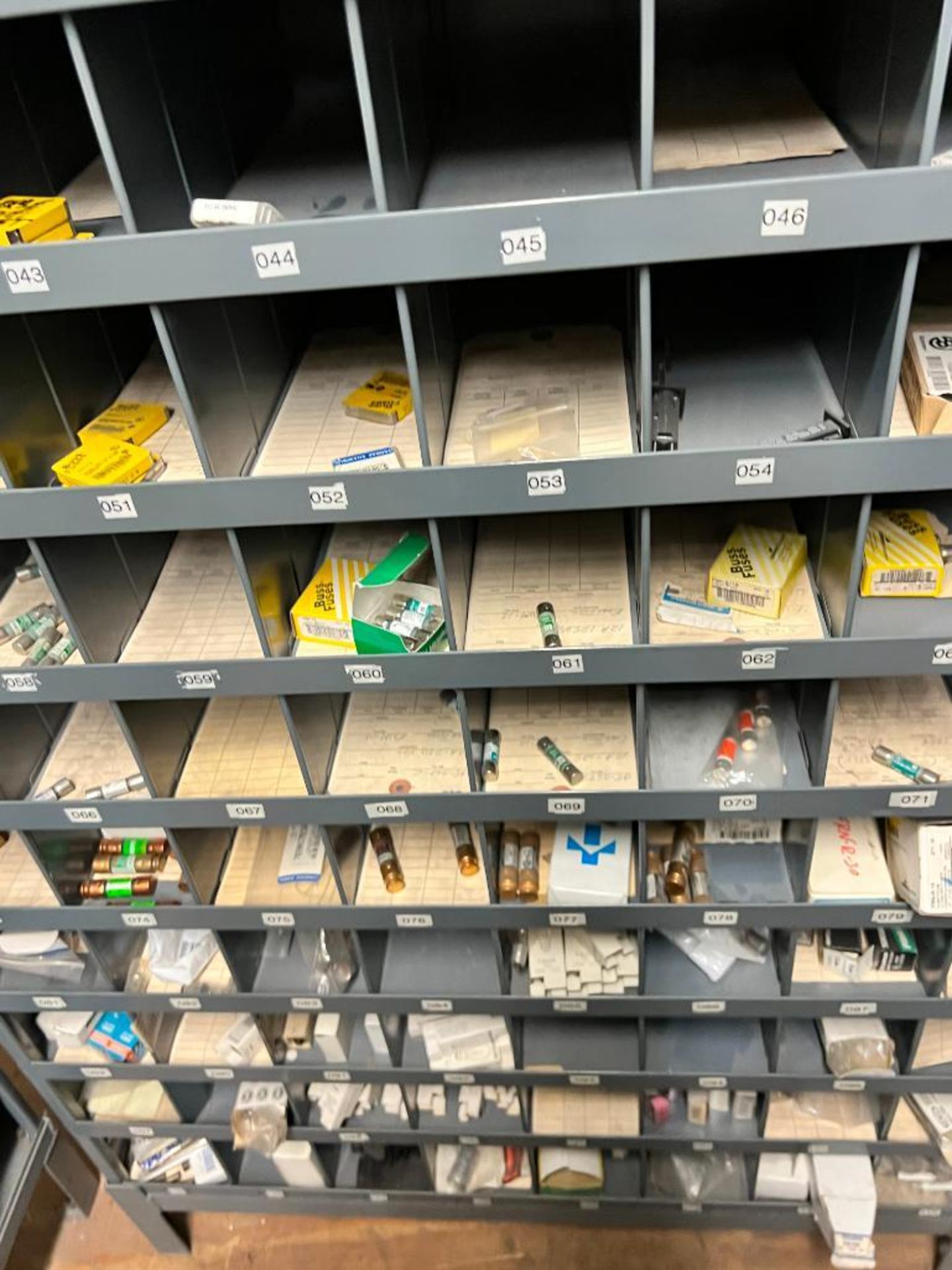 (28) Shelves of Assorted Parts, VERY LARGE LOT Consisting of MRO, Drives, Valves, PLC, Nuts, Bolts, - Image 46 of 67