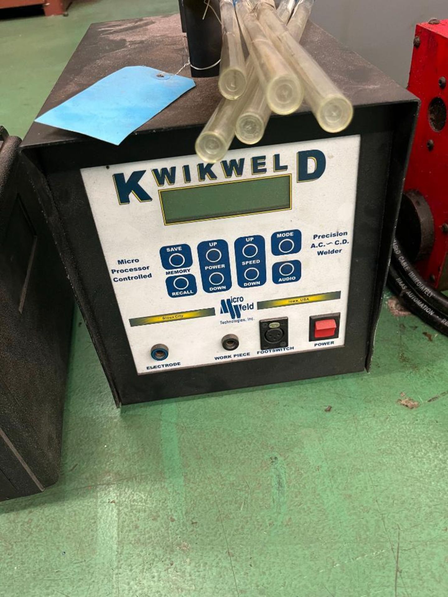 Kwikweld Welder, Model KWX2, S/N 07011 - Image 2 of 4