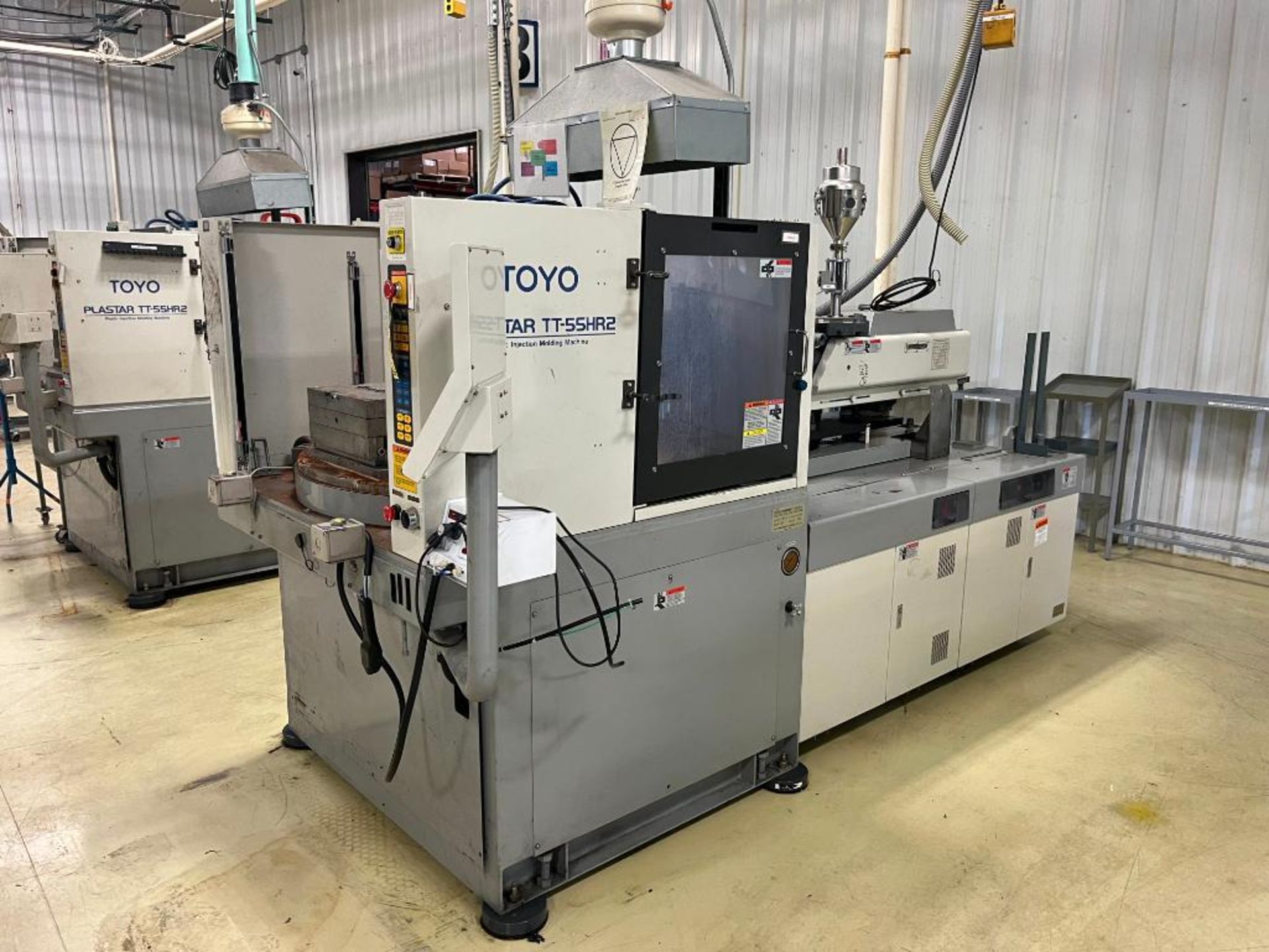 2001 Toyo Plastar TT-55HR2 Plastic Injection Mold Machine, 55-Ton Clamp Force, 4.9" Injection Capaci