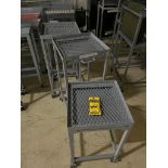 (6) Catch Basin Metal Rolling Carts