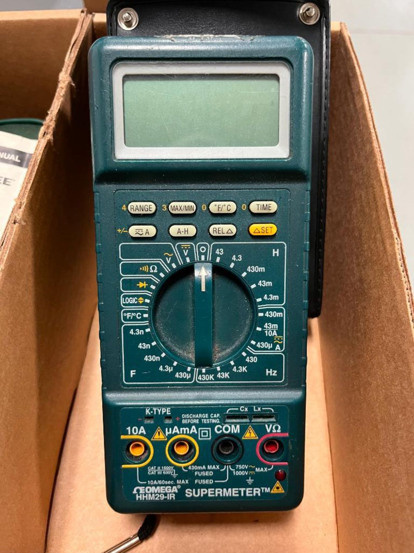 (1) Omega HHM29-IR Supermeter, (1) A.W. Sperry A.C. Volt-Ohm-Ammeter, S/N 220456 - Image 2 of 4