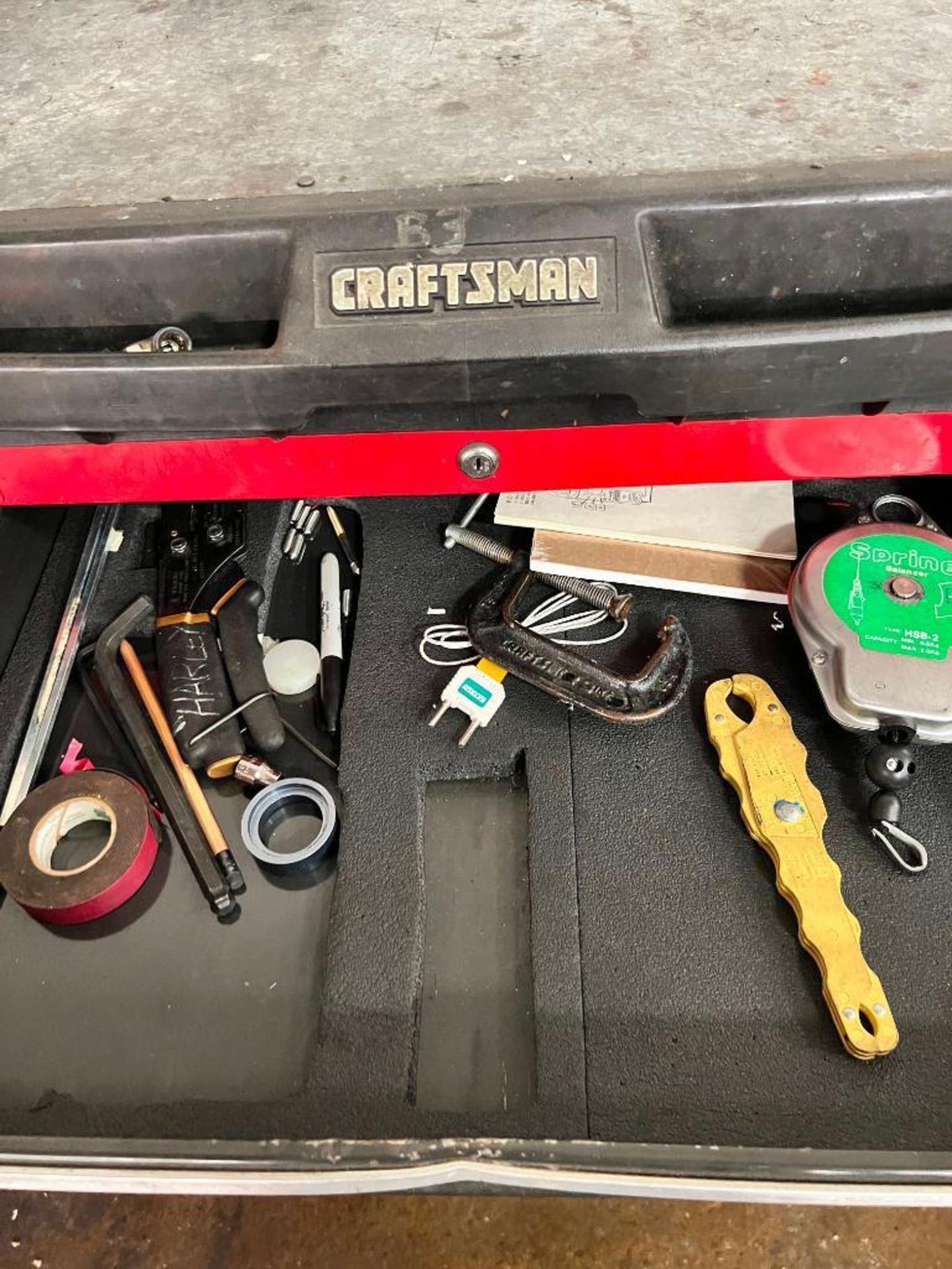 Craftsman 5-Drawer Rolling Toolbox w/ Content of Assorted Tools - Image 2 of 6