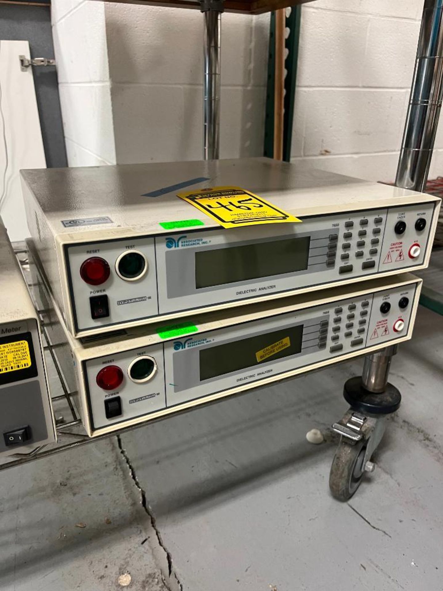 (3) Hypot-Ultra III Dielectric Analyzers, Model 7650, (1) S/N 9370612, (1) S/N 9371123, (1) S/N 9370