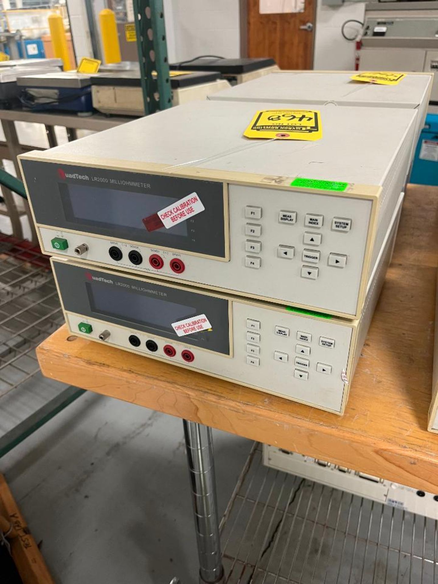 (2) Quadtech LR2000 Milliohmmeters; (1) S/N AARLR2000253, (1) S/N AARLR2000103