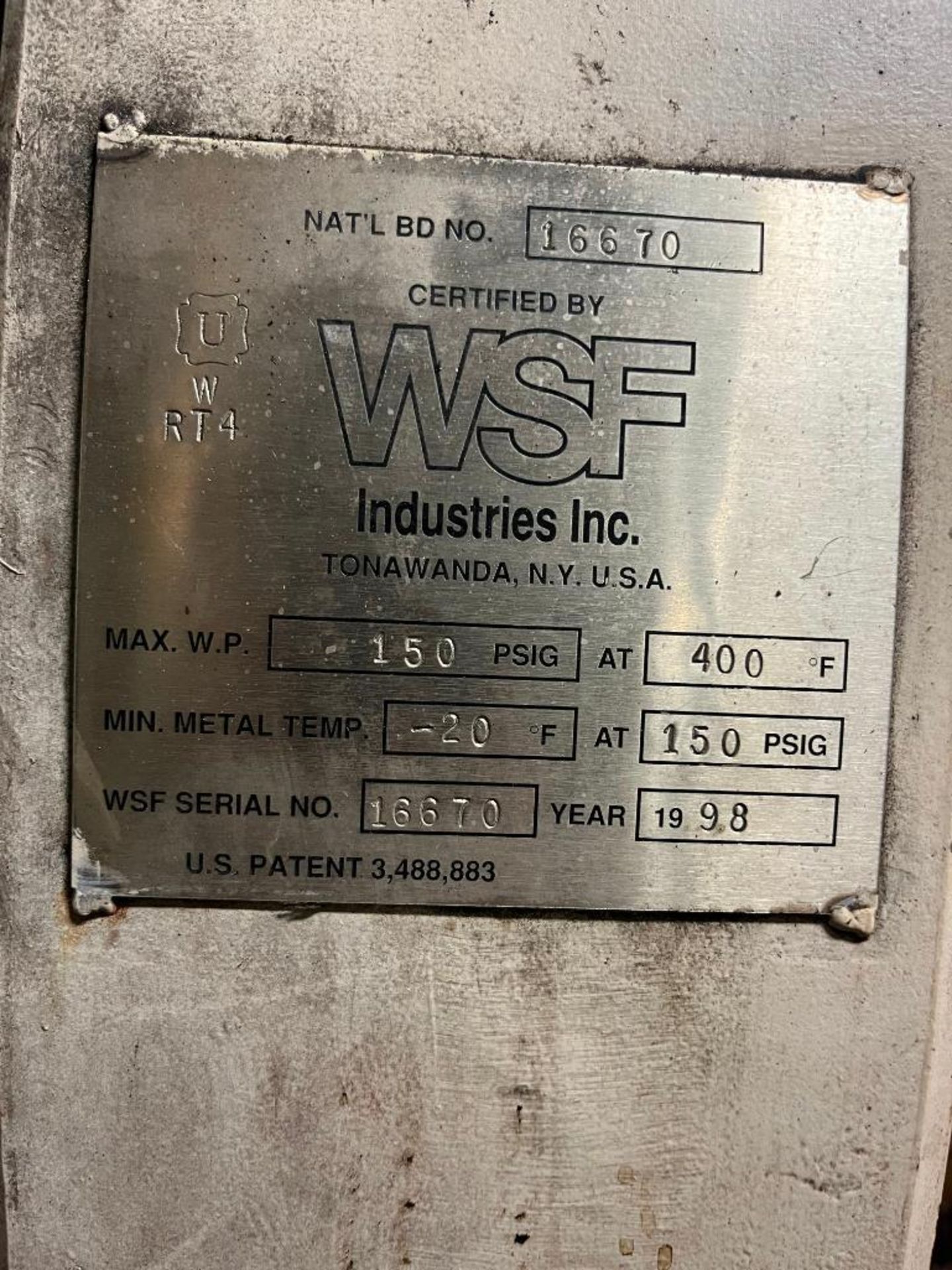 WSF Rapidoor Autoclave System, Honeywell Temp Control, AB PanelView 550 DRO, Auto Feed Table w/ 2,00 - Bild 7 aus 8