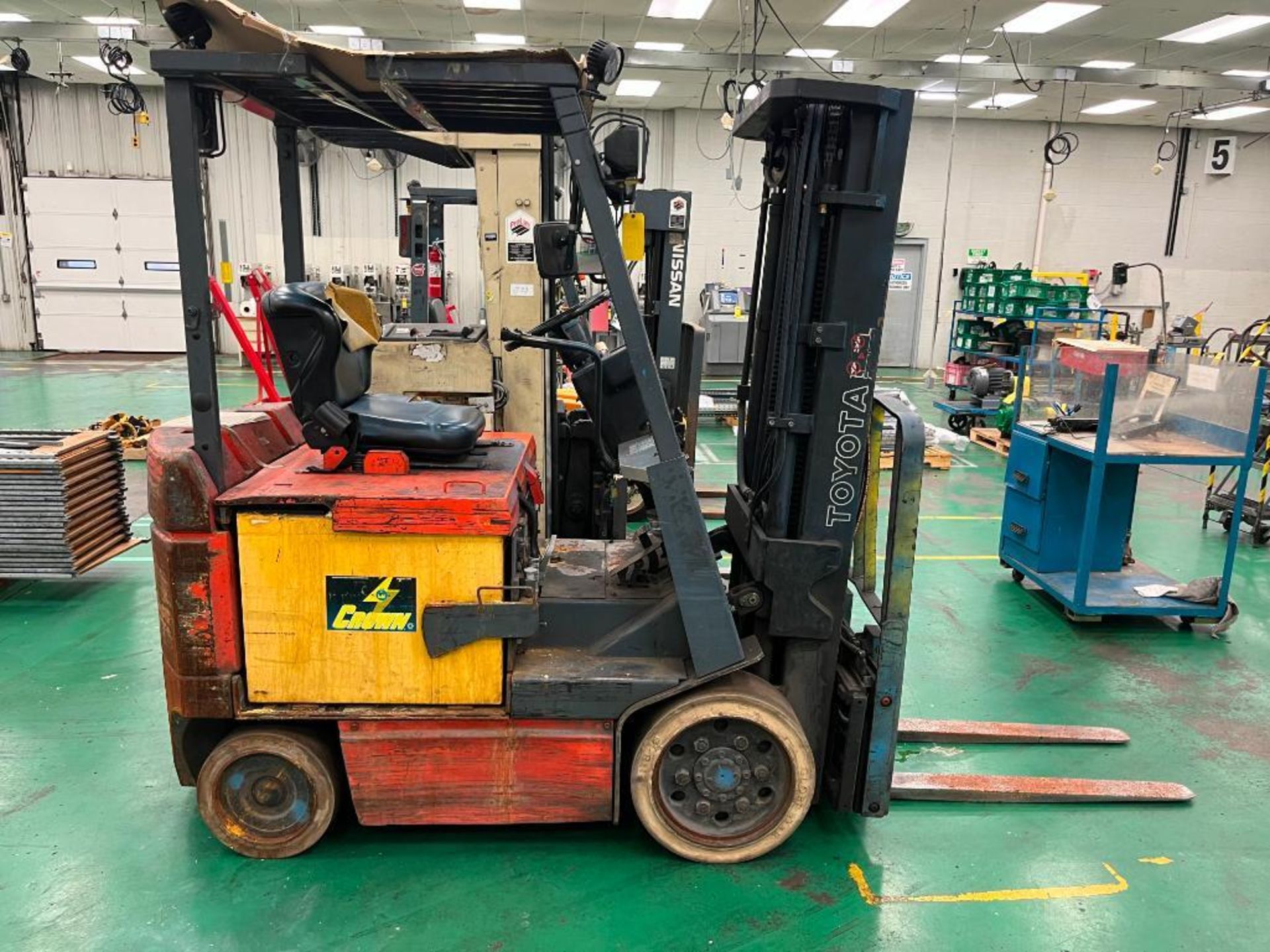 Toyota 5,000 LB. Forklift, Model 5FBCU25, S/N 61844