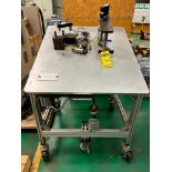 80/20 Pneumatic Press Assembly Fixture, 36" X 36", Steel Plate Top