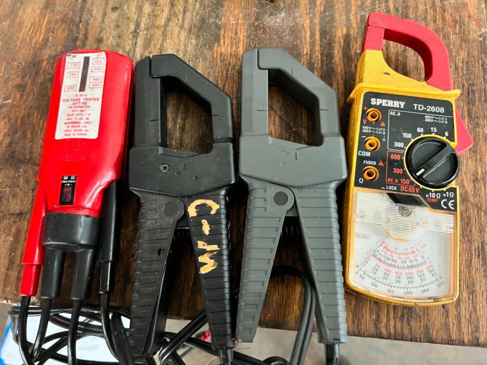 (4) Testing Tools Consisting of (1) Sperry Digisnap Digital Snap-Around Volt / Ohm / Ammeter, Model