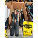 Box of Assorted Inspection Rachets & Torque Wrench