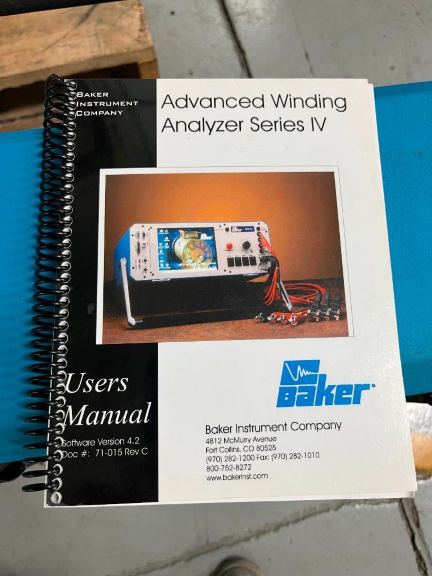 Baker Awa Series IV Advanced Winding Analyzer, Model AWA12000, S/N 381, 0-12,000 Volt Surge - Image 6 of 6