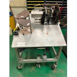 80/20 Pneumatic Press Assembly Fixture, 36" X 36", Steel Plate Top