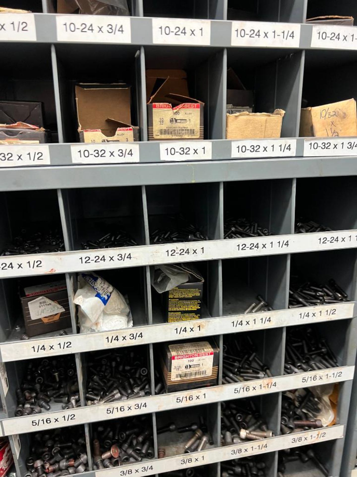 (28) Shelves of Assorted Parts, VERY LARGE LOT Consisting of MRO, Drives, Valves, PLC, Nuts, Bolts, - Image 14 of 67