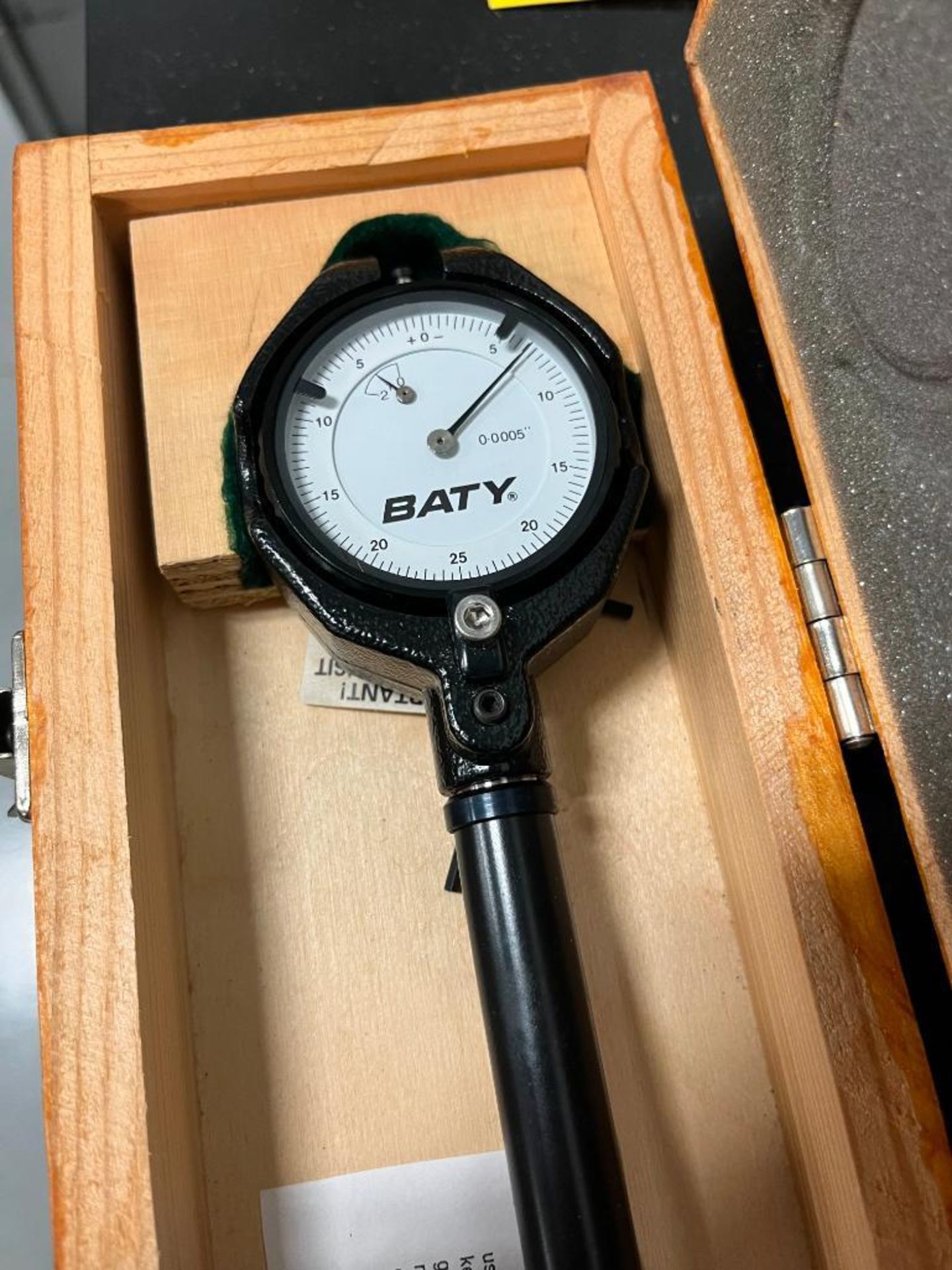 (1) Mitutoyo Dial Bore Gage, No. 2923F-10, (1) Baty Dial Bore Gage, (3) Mitutoyo Extension Rods - Image 4 of 7