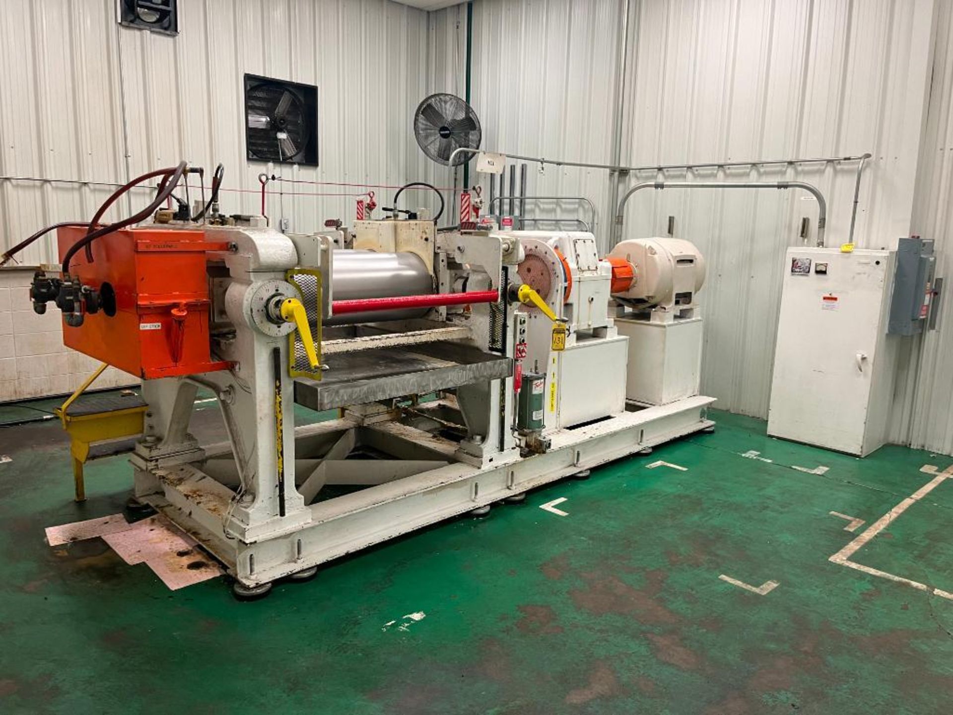 42" Roller Mill w/ M/C Cabinet, 75 HP, Forward/Jog Reverse - Image 2 of 12