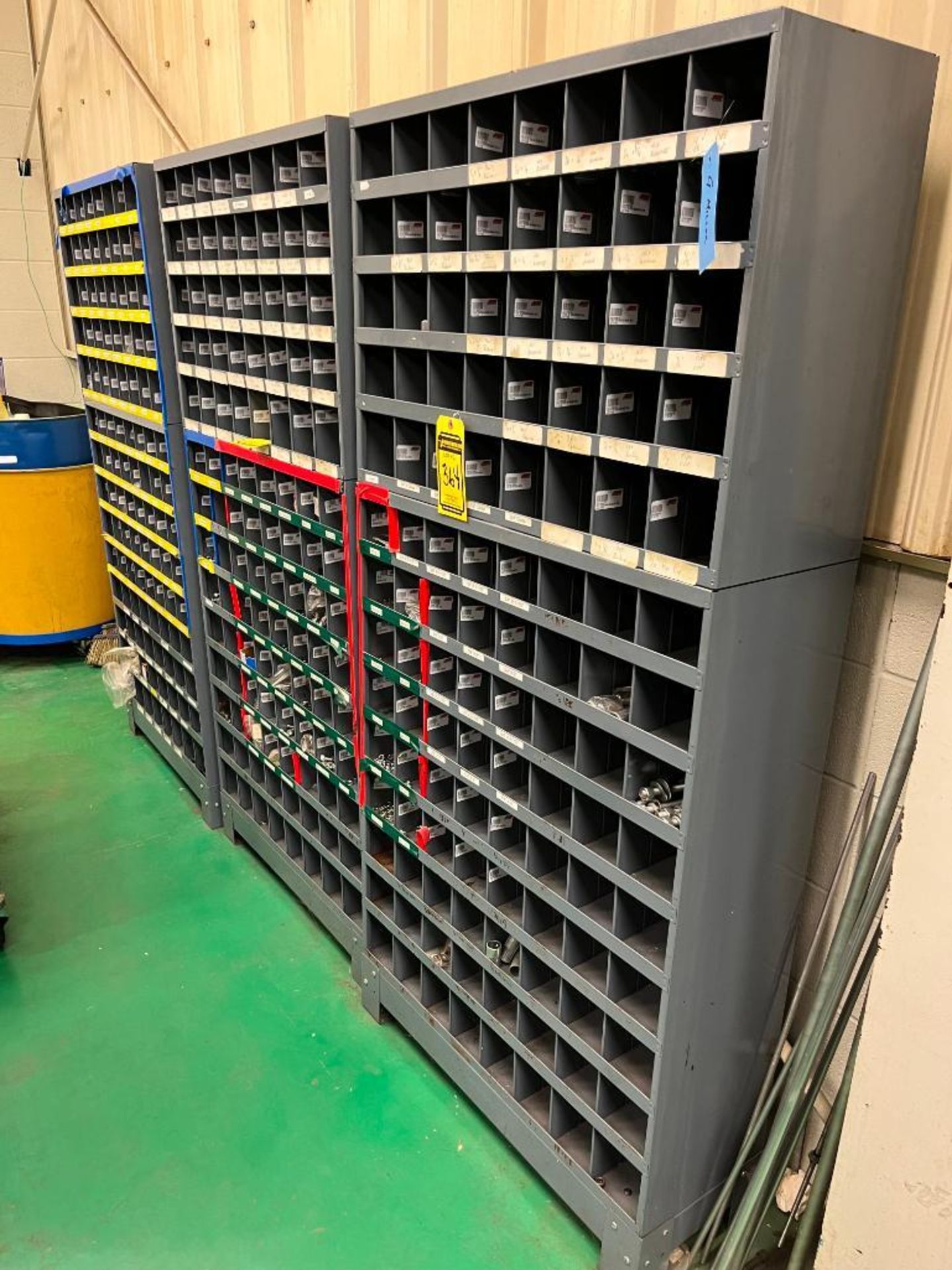 (3) Steel Storage 112-Bin Cabinets