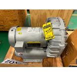 Gast Regenerative Blower, Model R7100A-3, 3-Phase, 60 HZ W/ Baldor Reliance Motor, Catalog Number J1
