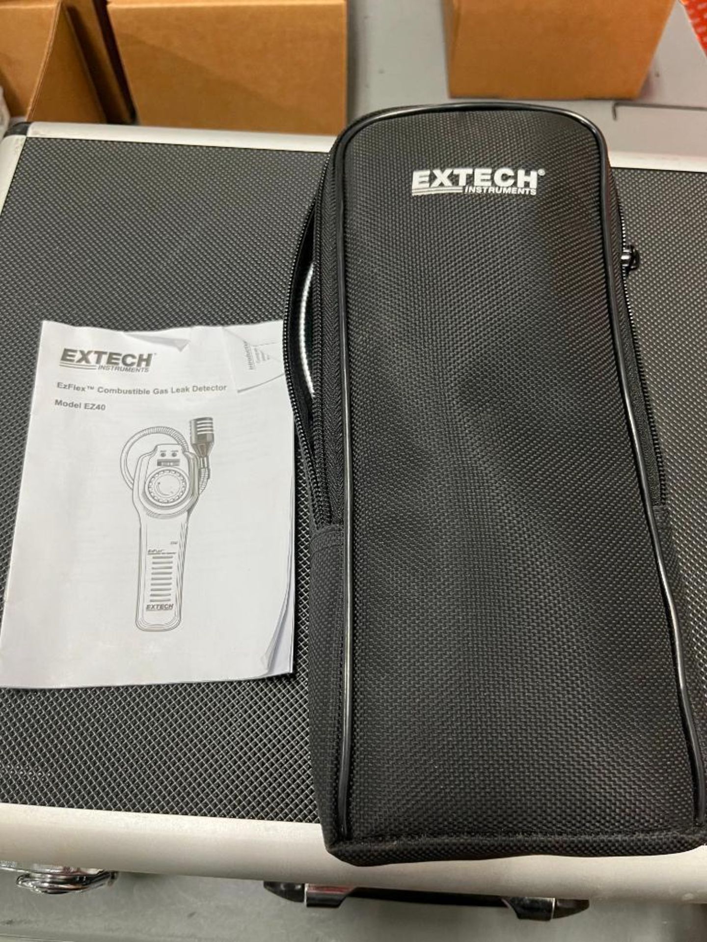 Box of (1) Amprobe ULD-300 Ultrasonic Leak Detector, (1) Extech Ez40 Ezflex Combustion Gas Detector - Image 6 of 7