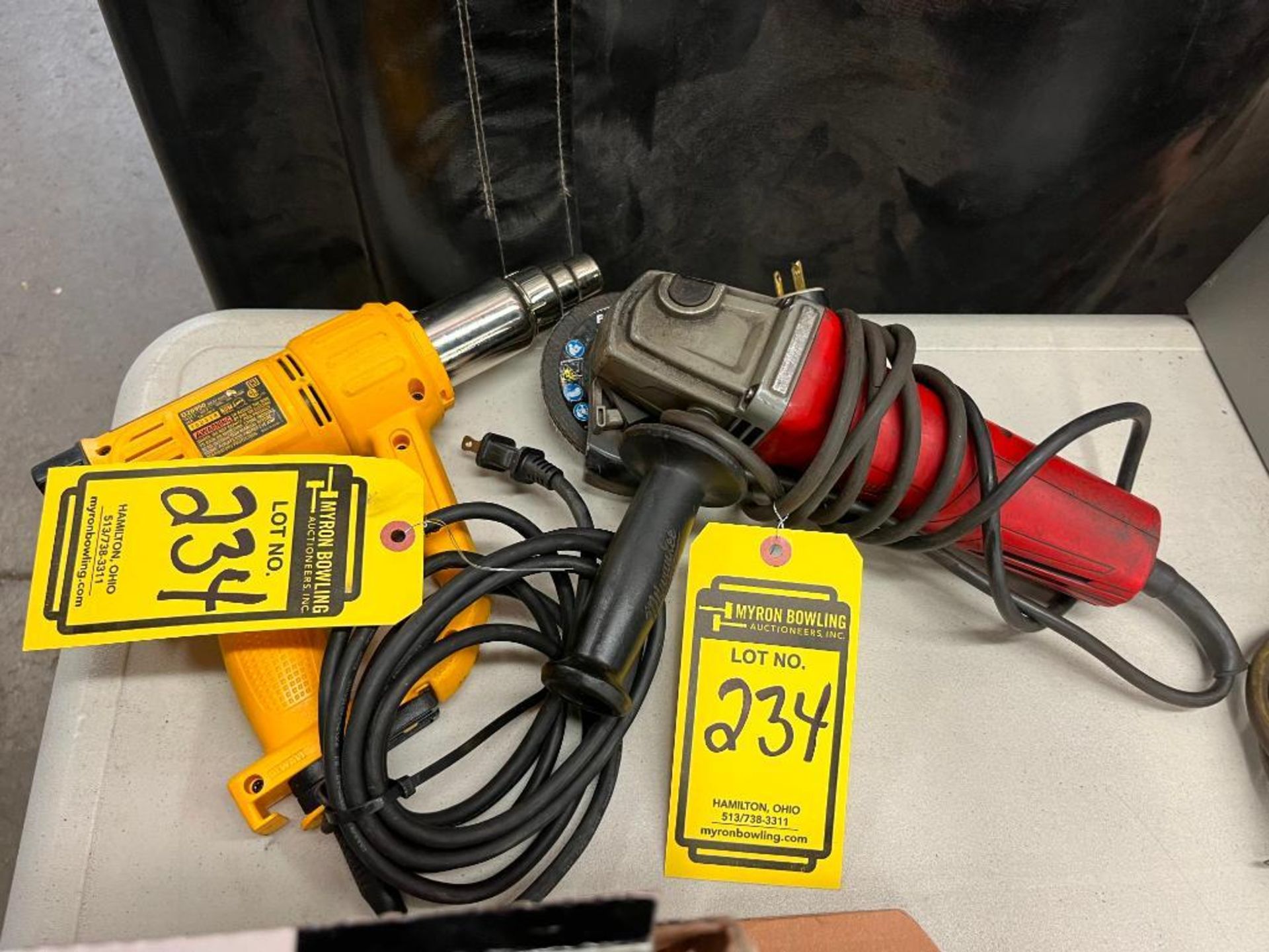 Dewalt Electric Heat Gun Milwaukee 4" Hand Grinder