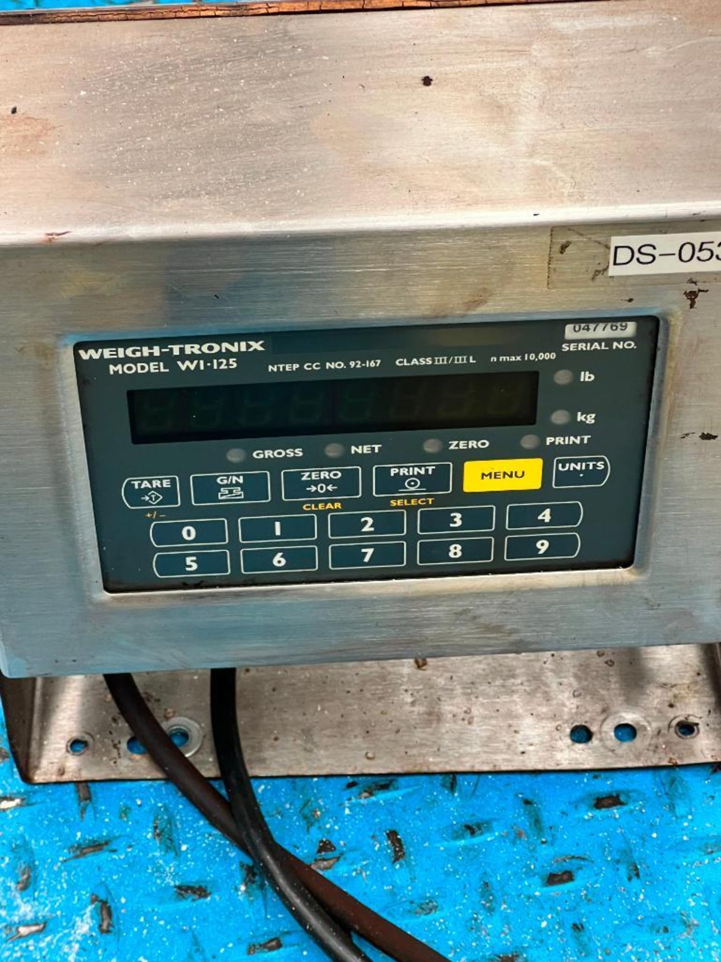 Weigh-Tronix Digital Platform Scale, Model W1-123 - Image 3 of 3