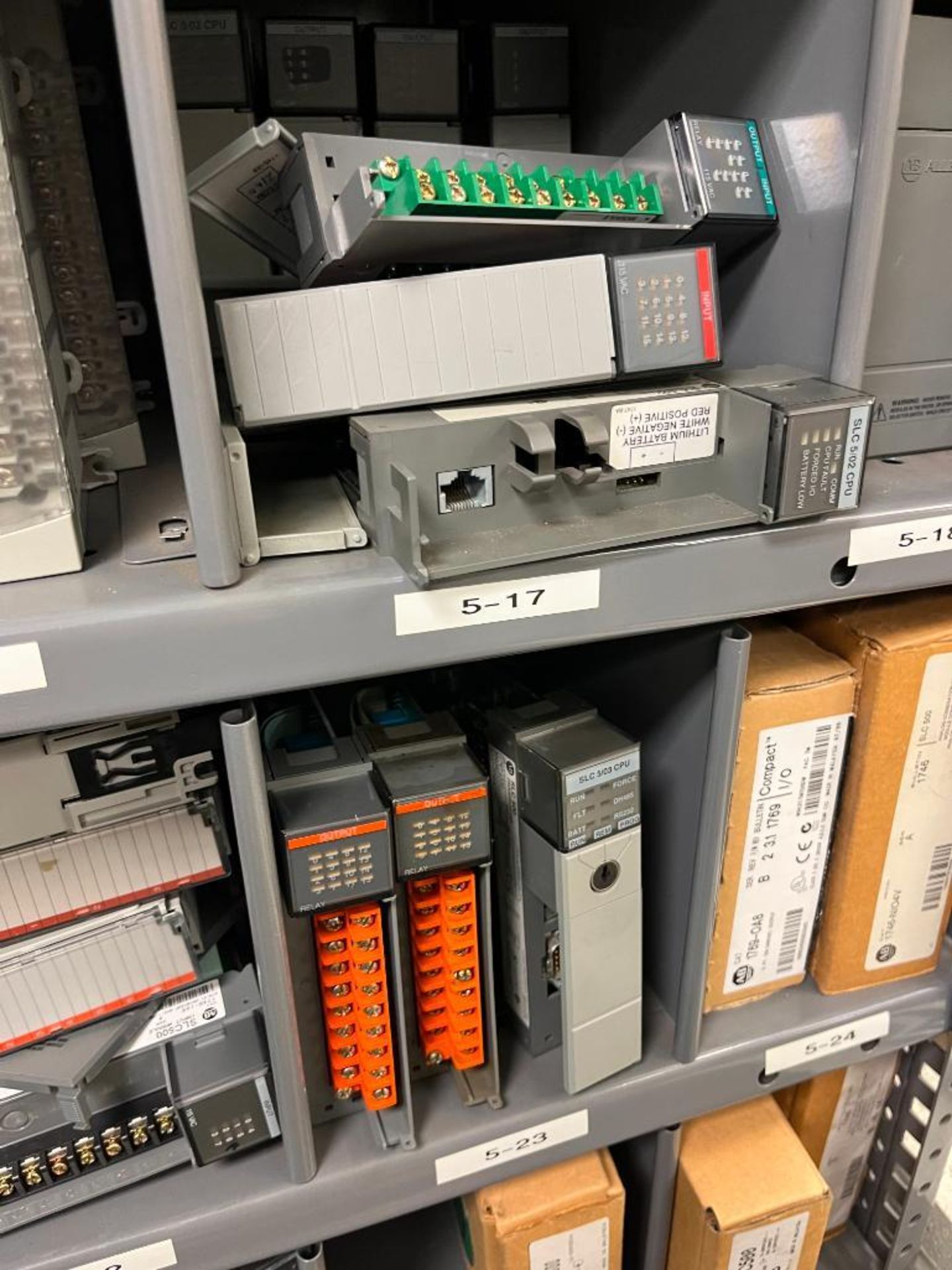 Contents of Maintenance Repair Room; Electrical Wire, Fittings, Chain, Breakers, Relays, Plug Ends, - Image 9 of 65