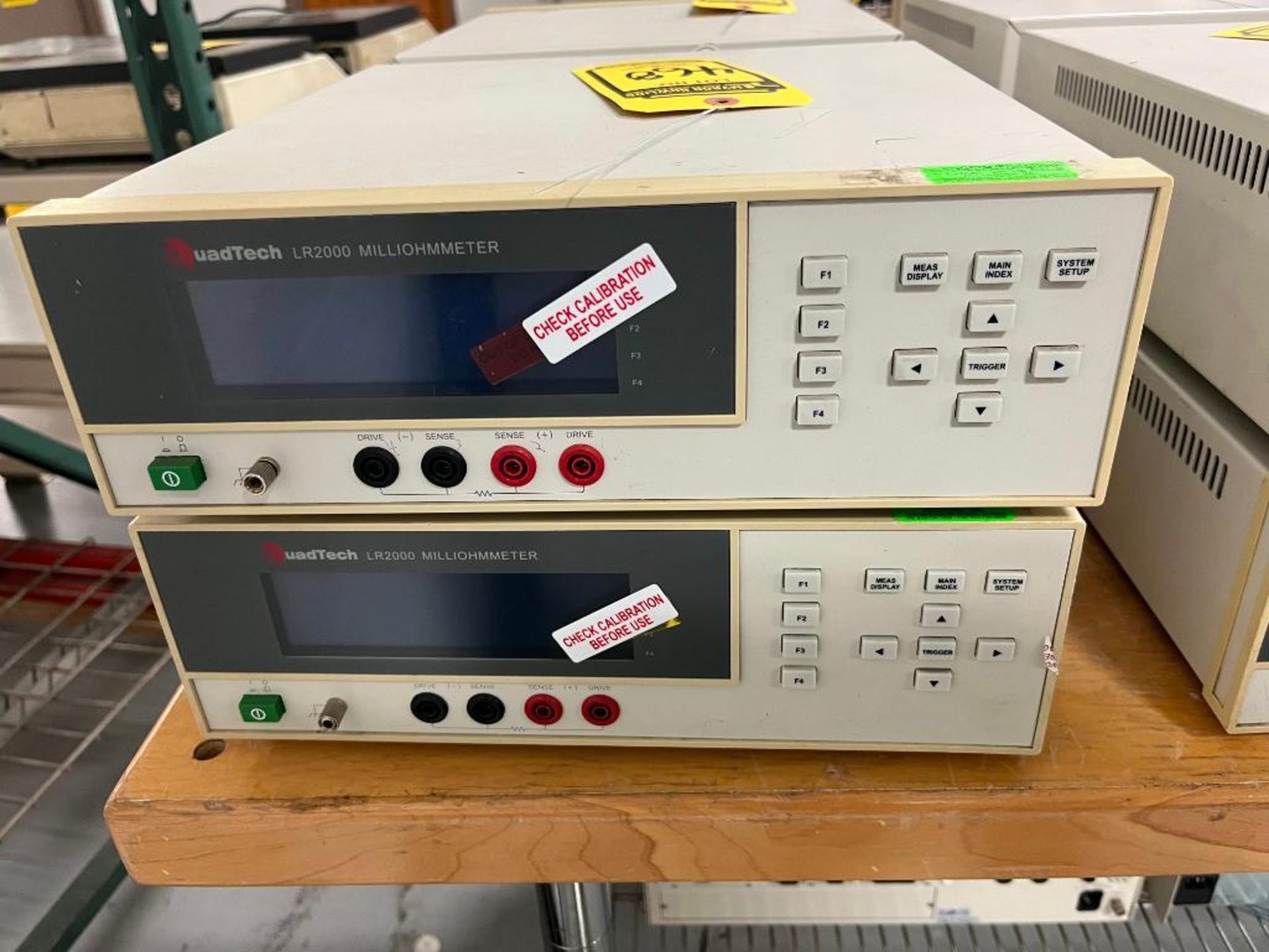 (2) Quadtech LR2000 Milliohmmeters; (1) S/N AARLR2000253, (1) S/N AARLR2000103 - Image 2 of 2