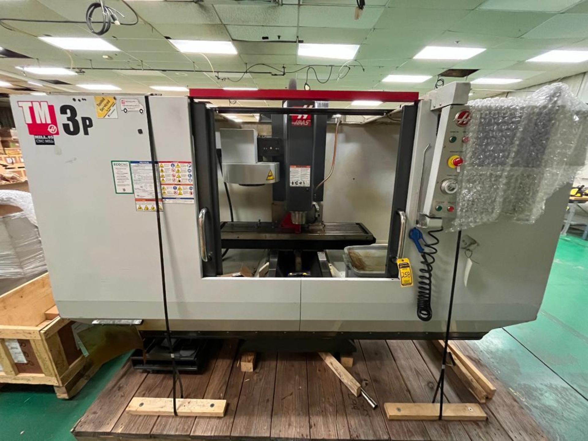 2011 Haas CNC Mill, Model TM-3P, S/N 1089539, 3-Phase, 240 Volt, 57-3/4" X 14-1/2" Table, 6,000 RPM,