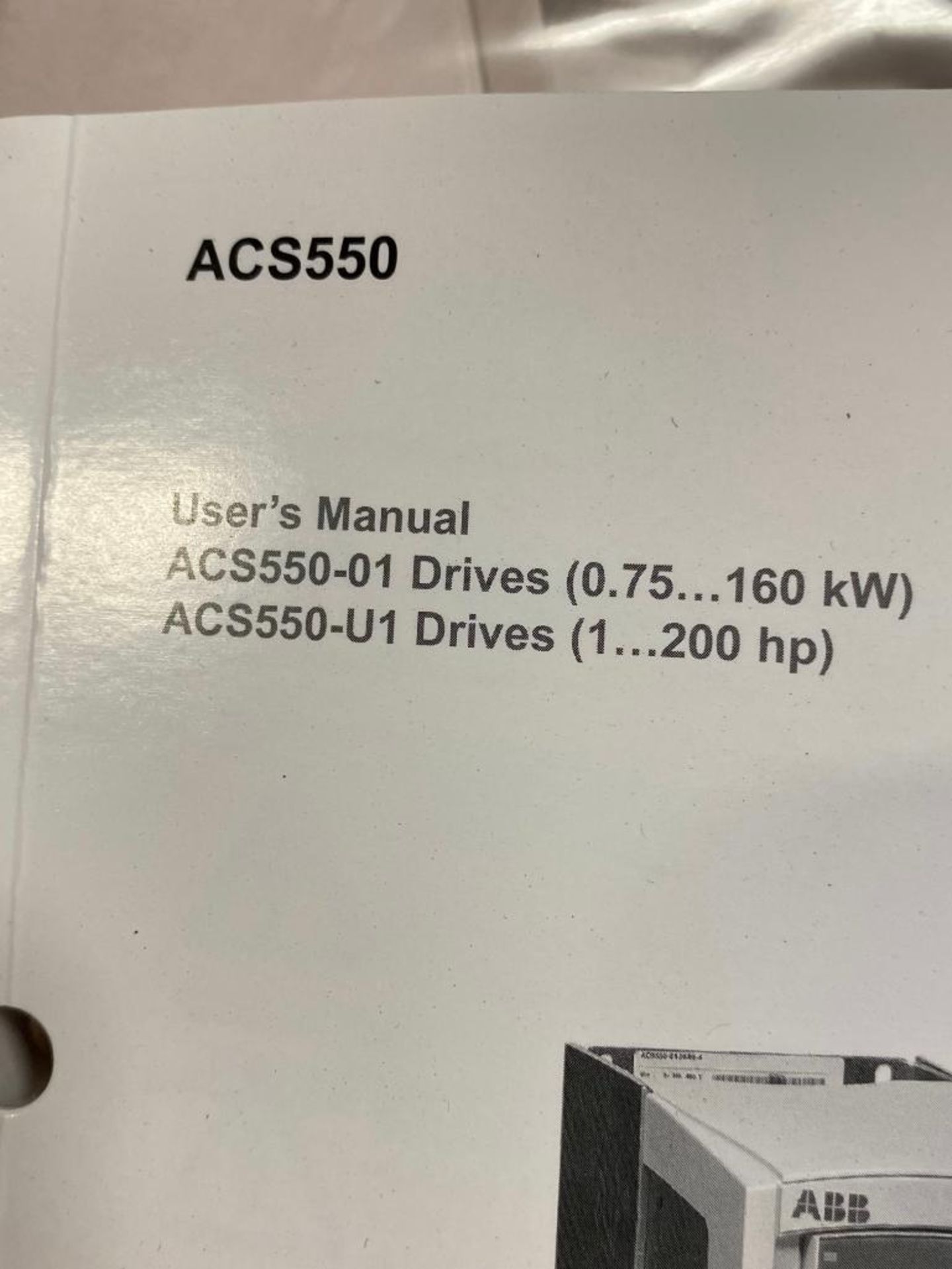 ABB ACS 550 Drive, 0.75-160 KW, 1-200 HP - Bild 2 aus 2