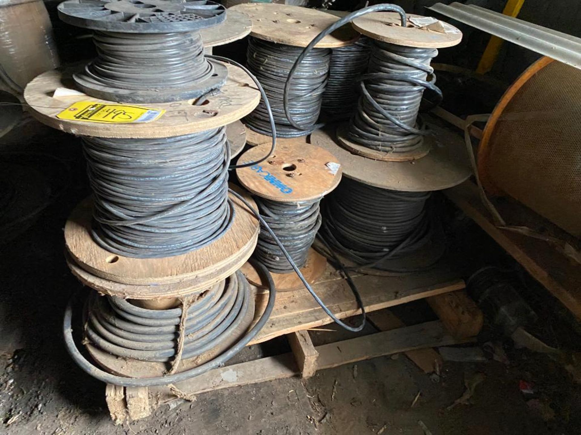 Approx. (35) Spools of Assorted Wire & Cable