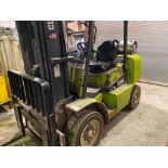 Clark CGP40 8,000 LB. Cap. Forklift, 3-Stage Mast, Sideshift, 48" Forks, 188" Lift Height, 2,360 Hou