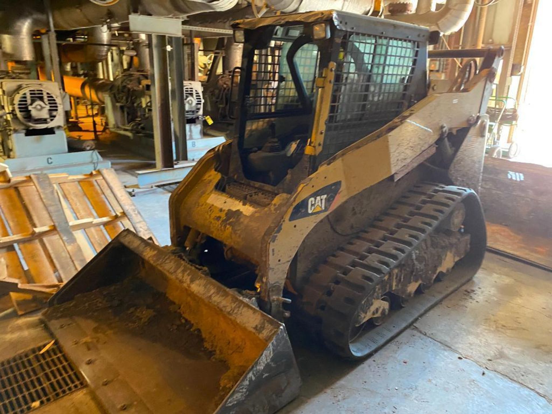 2012 Caterpillar 259B3 Compact Track Loader Skid Steer w/ rubber tracks, 4,596 hours, PIN CAT0259BJY