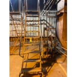 (2) 100" Rolling Step Ladders