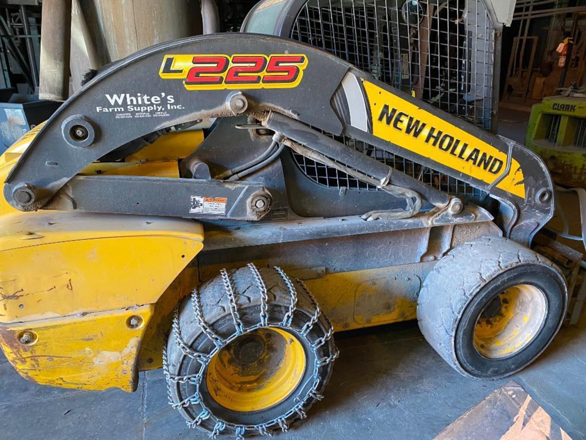 2011 New Holland L225 Skid Steer Loader Super Boom w/ Forks & Bucket, 2,017 Hours - Image 9 of 15