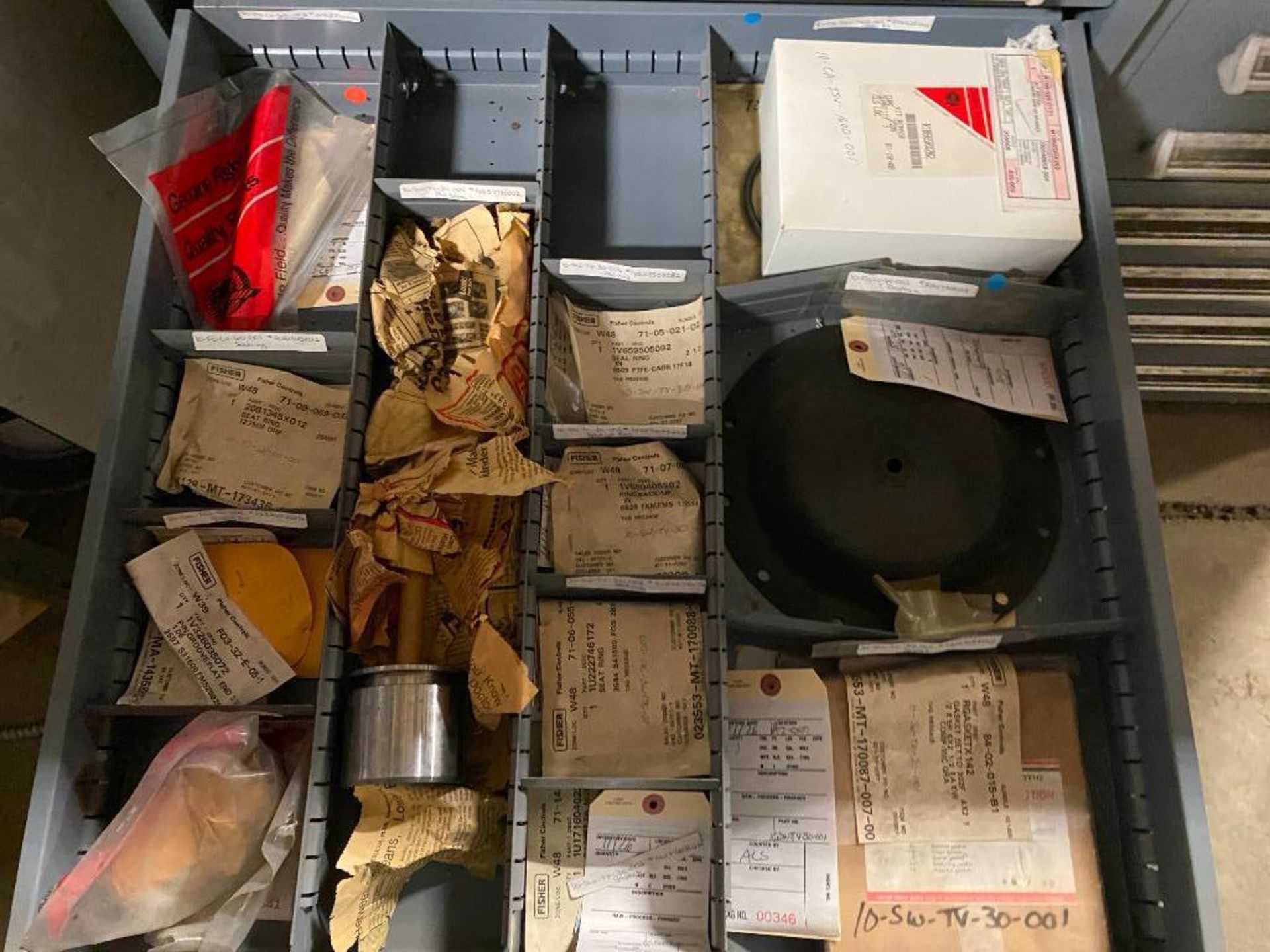 (2) 12-Drawer Stanley Vidmar Cabinets & Contents of Assorted Air, Electrical, etc. - Image 21 of 25