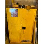 Justrite Flammable Liquid Storage Cabinet & Contents, 43" W x 65" T x 18" D