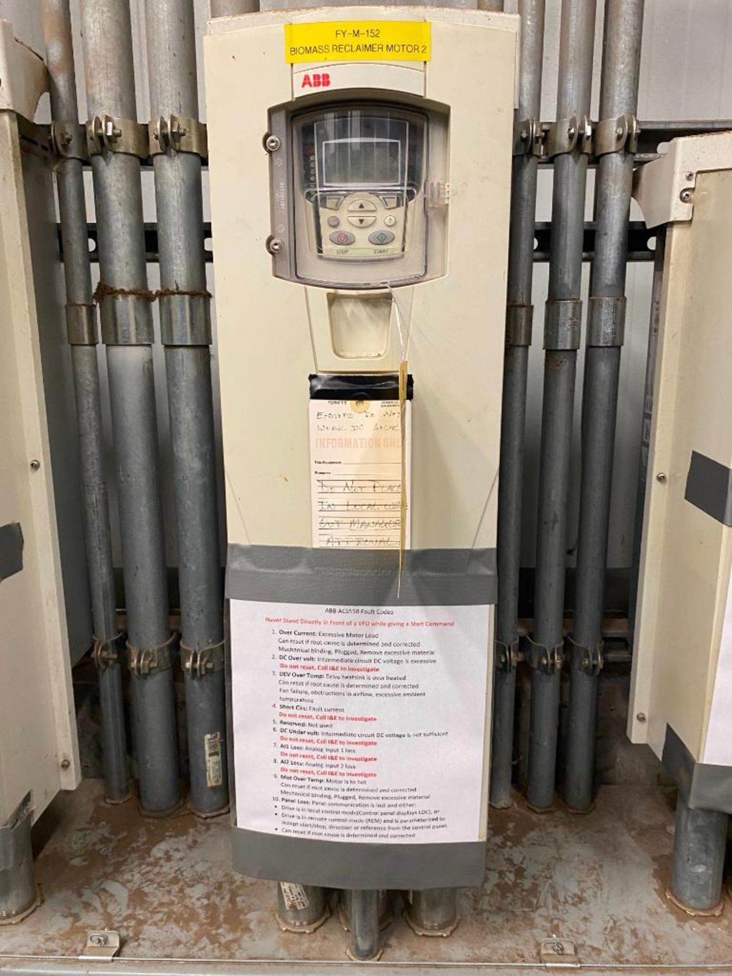 (5) ABB ACS 550 Drives, 0.75-132 KW, 1-200 HP (Buyer must disconnect or cut electrical wires and cab - Image 2 of 5