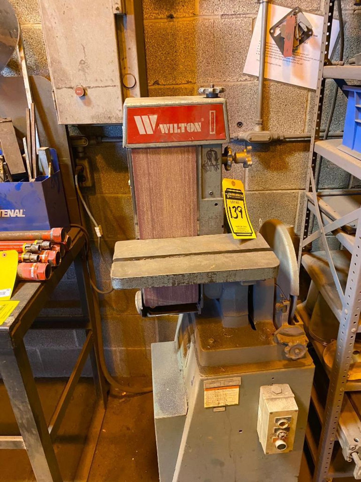 Wilton Belt & Disk Sander, 6" Belt, 12" Disk, Model 4204, S/N 27926