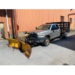 2007 Dodge 3500 HD Stake Bed Plow Truck, 5.7 Liter Hemi Engine, Storm Guard Plow, 65,753 Miles, Vin