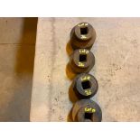 (4) 3/4" Drive Impact Sockets, 2-13/16", 2-15/16", 2-5/8", & 2-9/16"