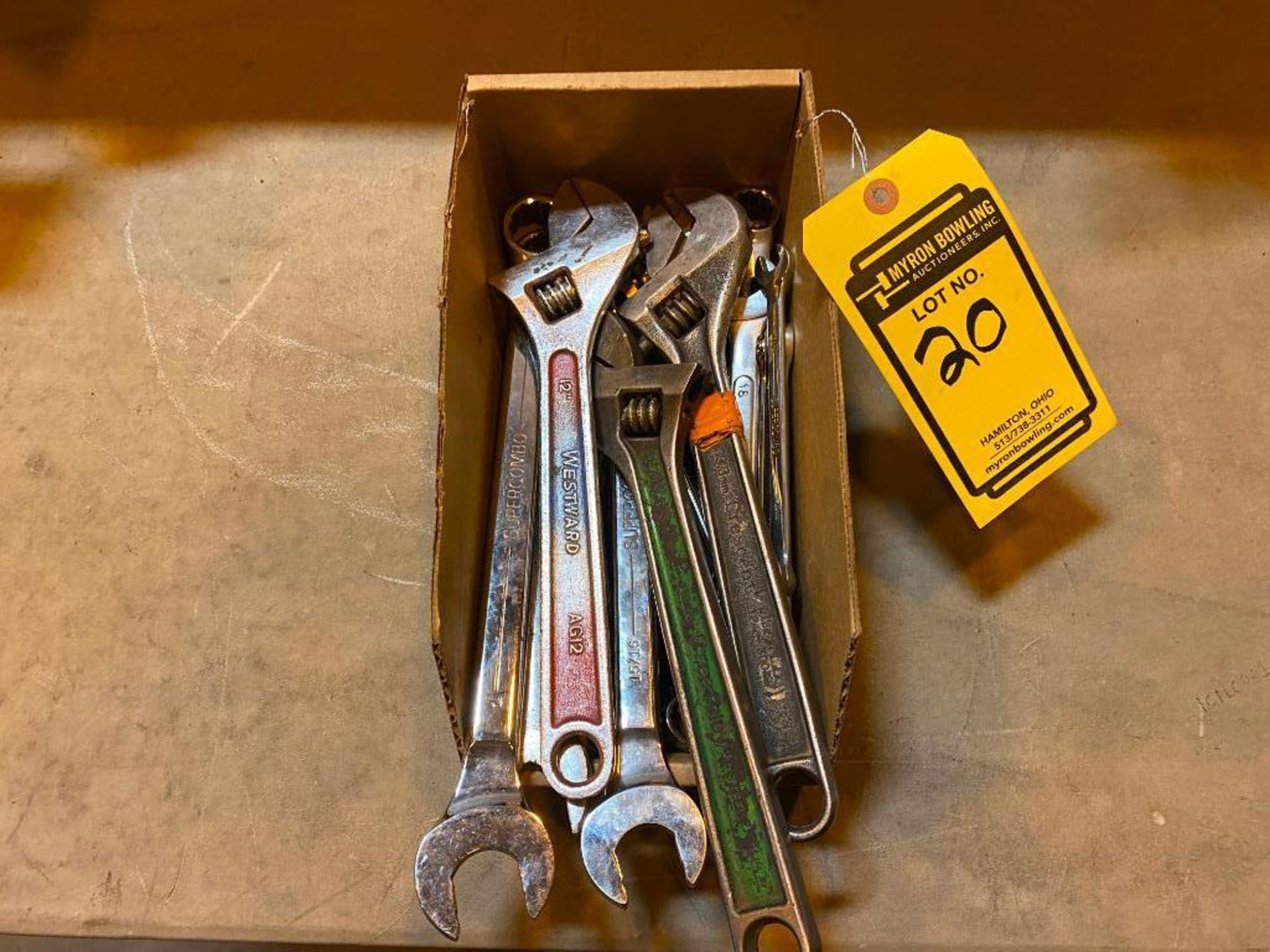 Box of Assorted Wrenches