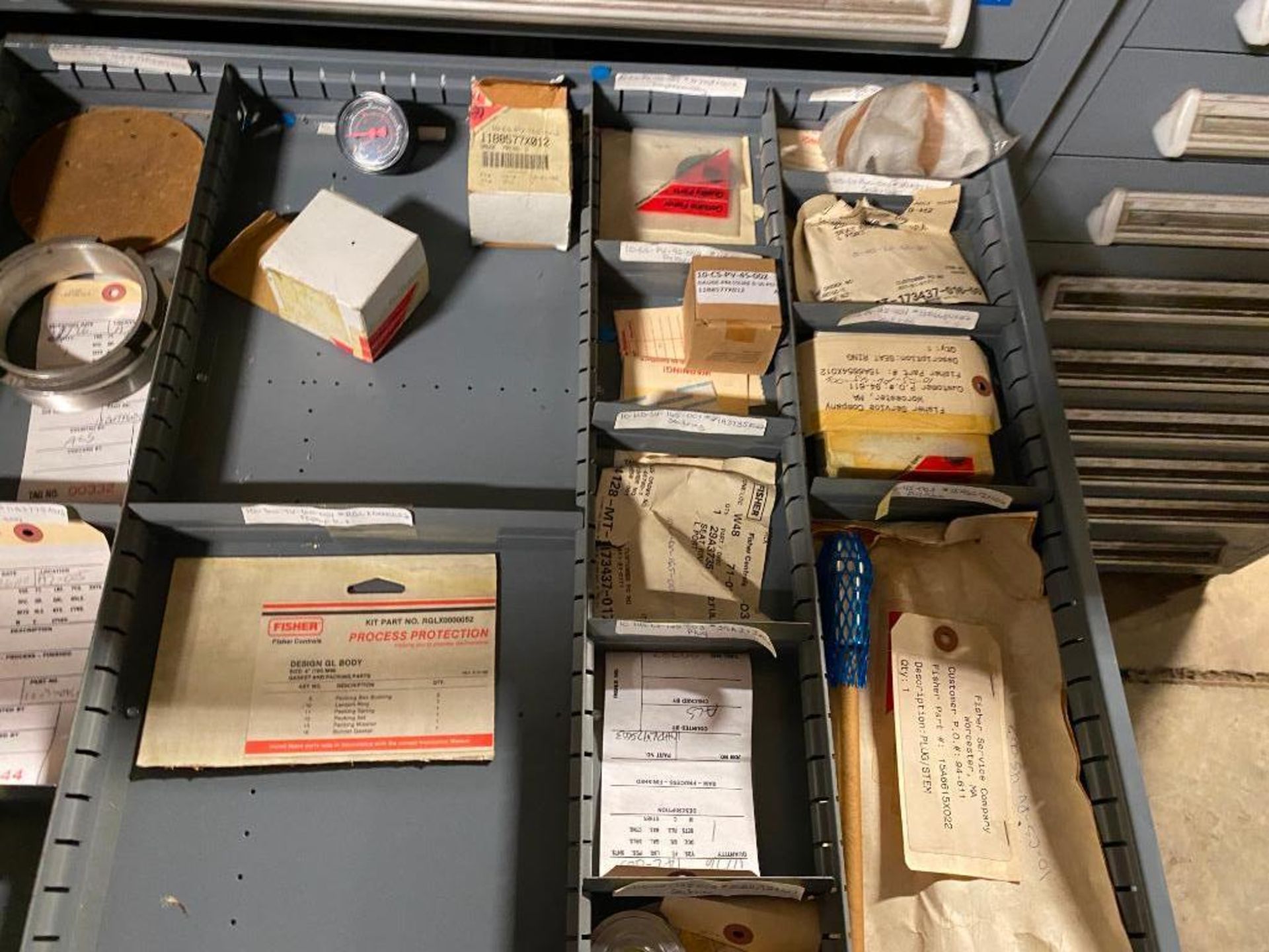 (2) 12-Drawer Stanley Vidmar Cabinets & Contents of Assorted Air, Electrical, etc. - Image 19 of 25