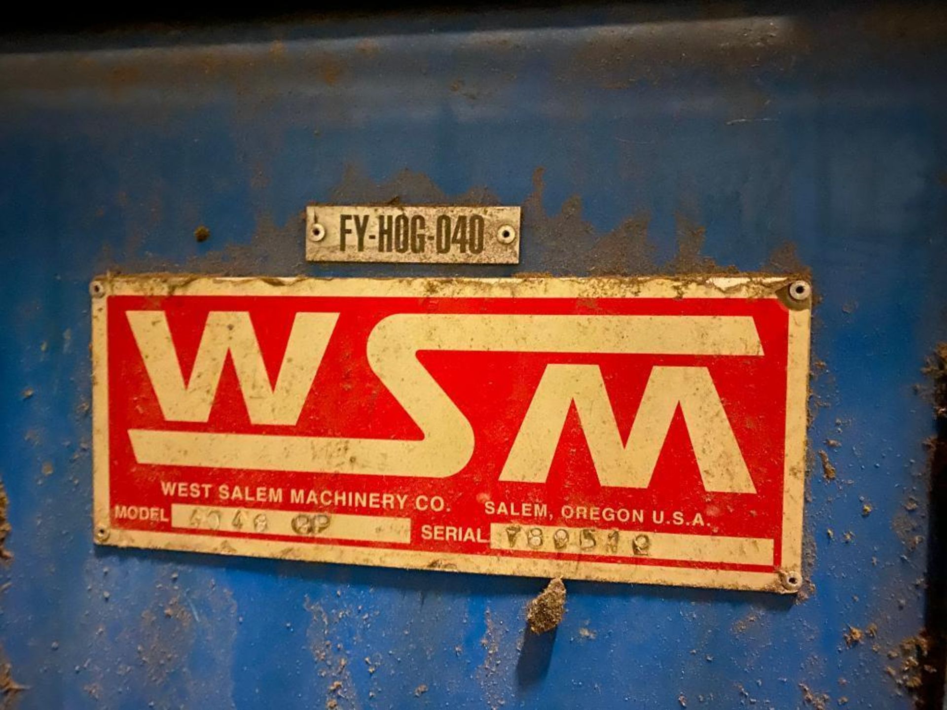Hog & Disc Screen Hog Mfg. West Salem Machinery, Model 4048, BP Screen Mfg. West Salem Machinery, Mo - Image 18 of 25
