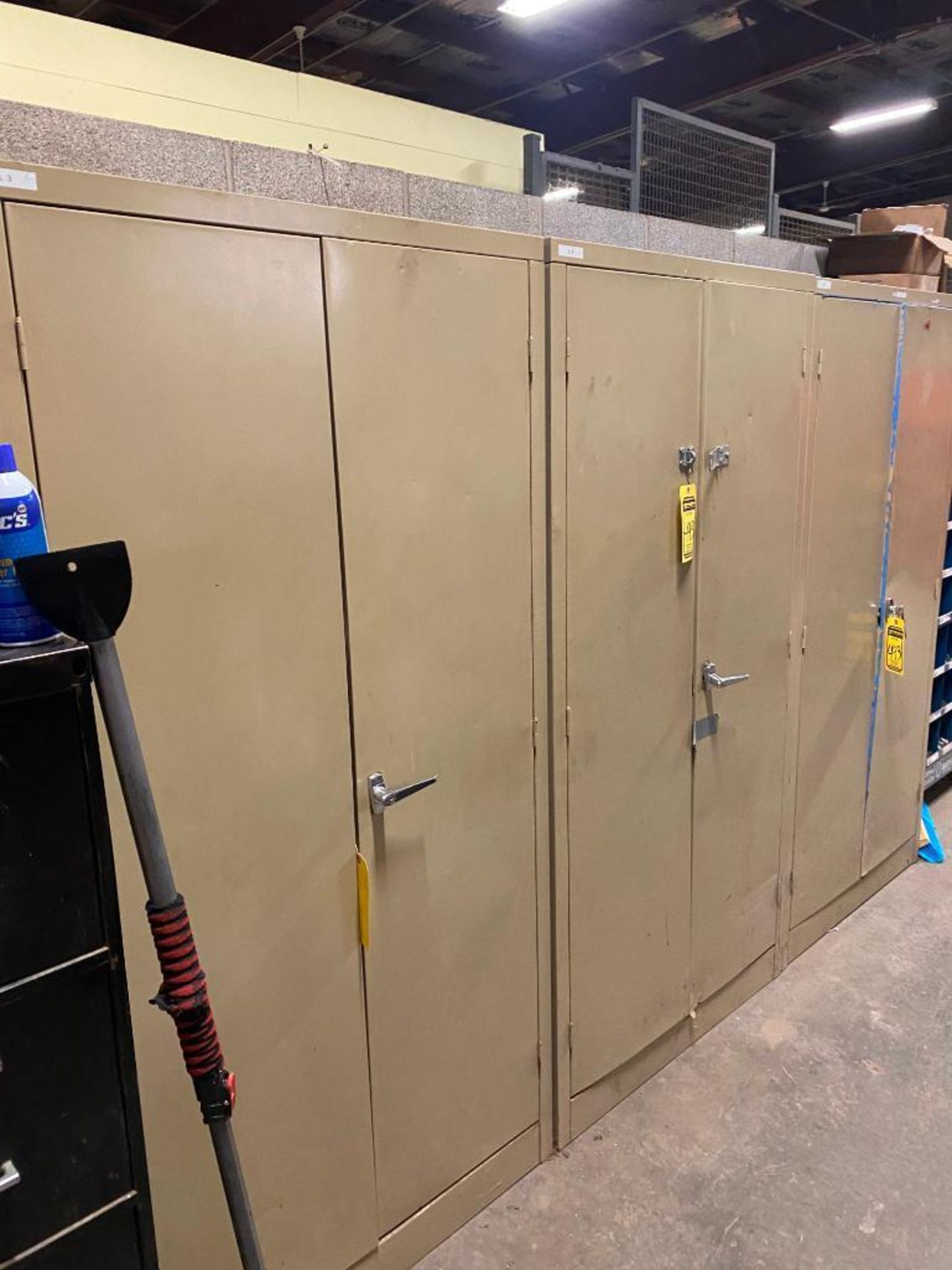 (5) 2-Door Cabinets & Contents of Plumbing, Electrical, Solder, & Hard Hats - Image 2 of 16