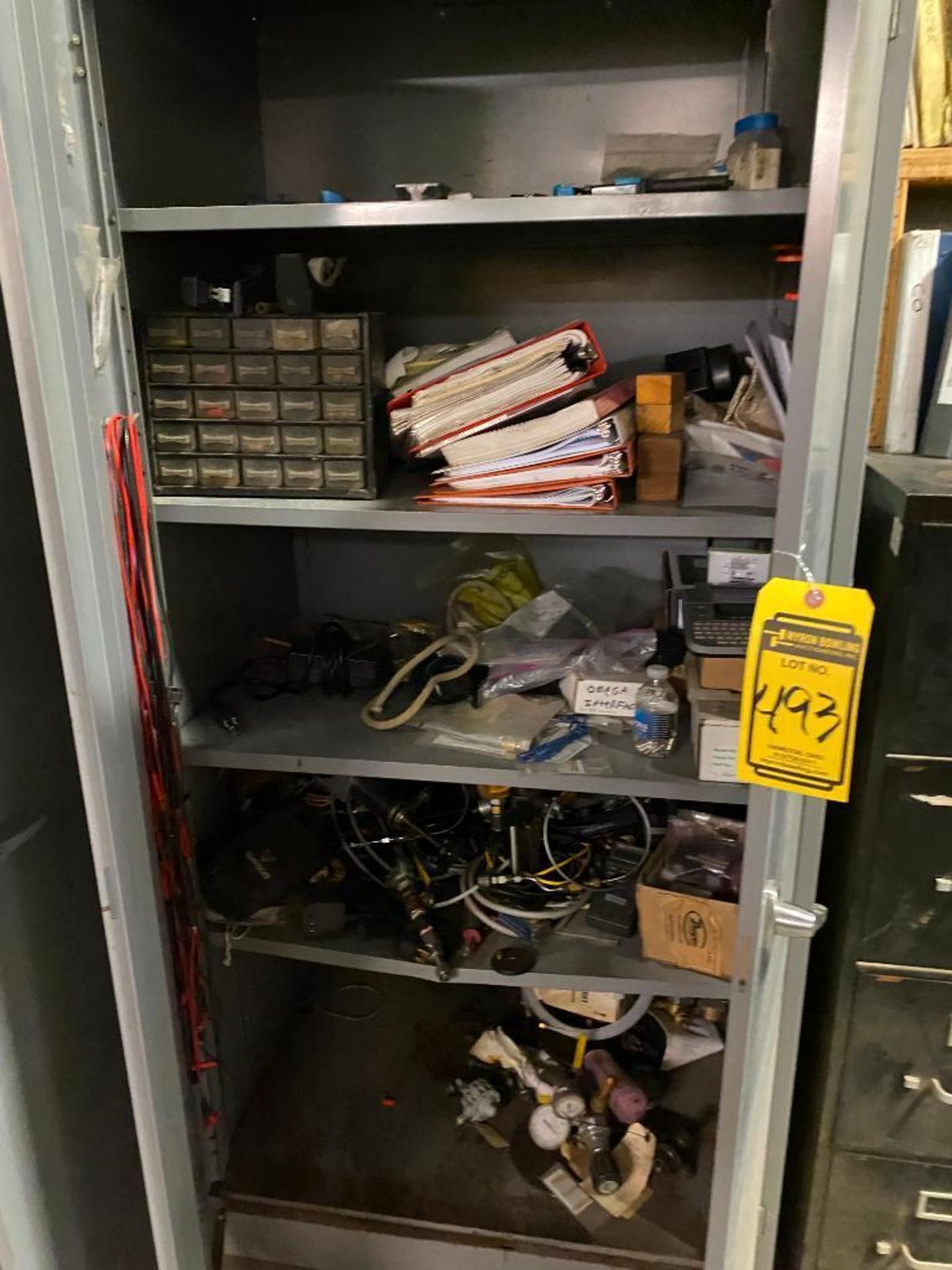 (5) 2-Door Cabinets & Contents of Plumbing, Electrical, Solder, & Hard Hats - Image 13 of 16