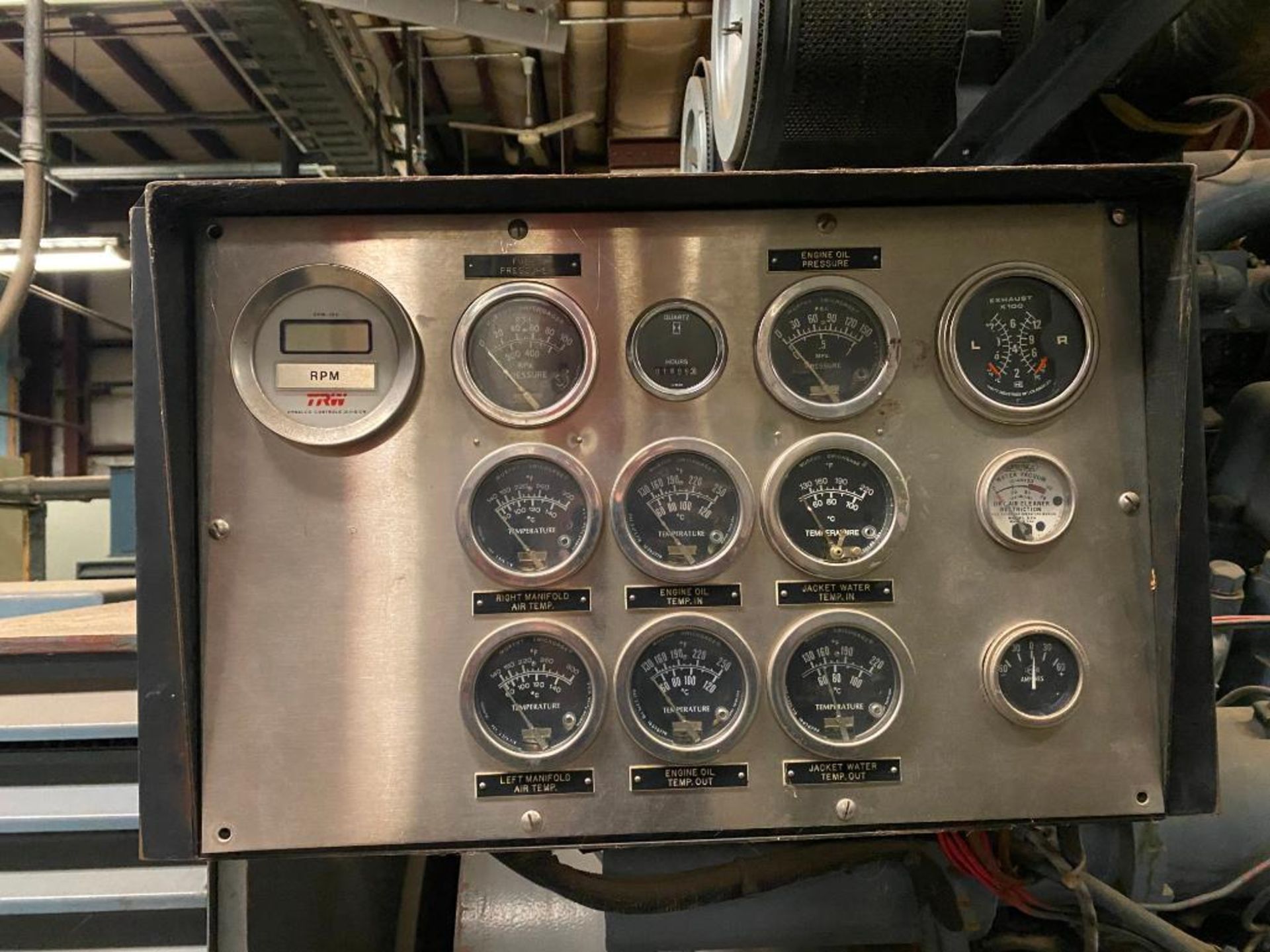 1985 LeRoy Somer 1875 KVA Generator, Type PA1006115-70-4P, w/ Mitsubishi 1700 HP Diesel 16-Cylinder, - Bild 5 aus 12