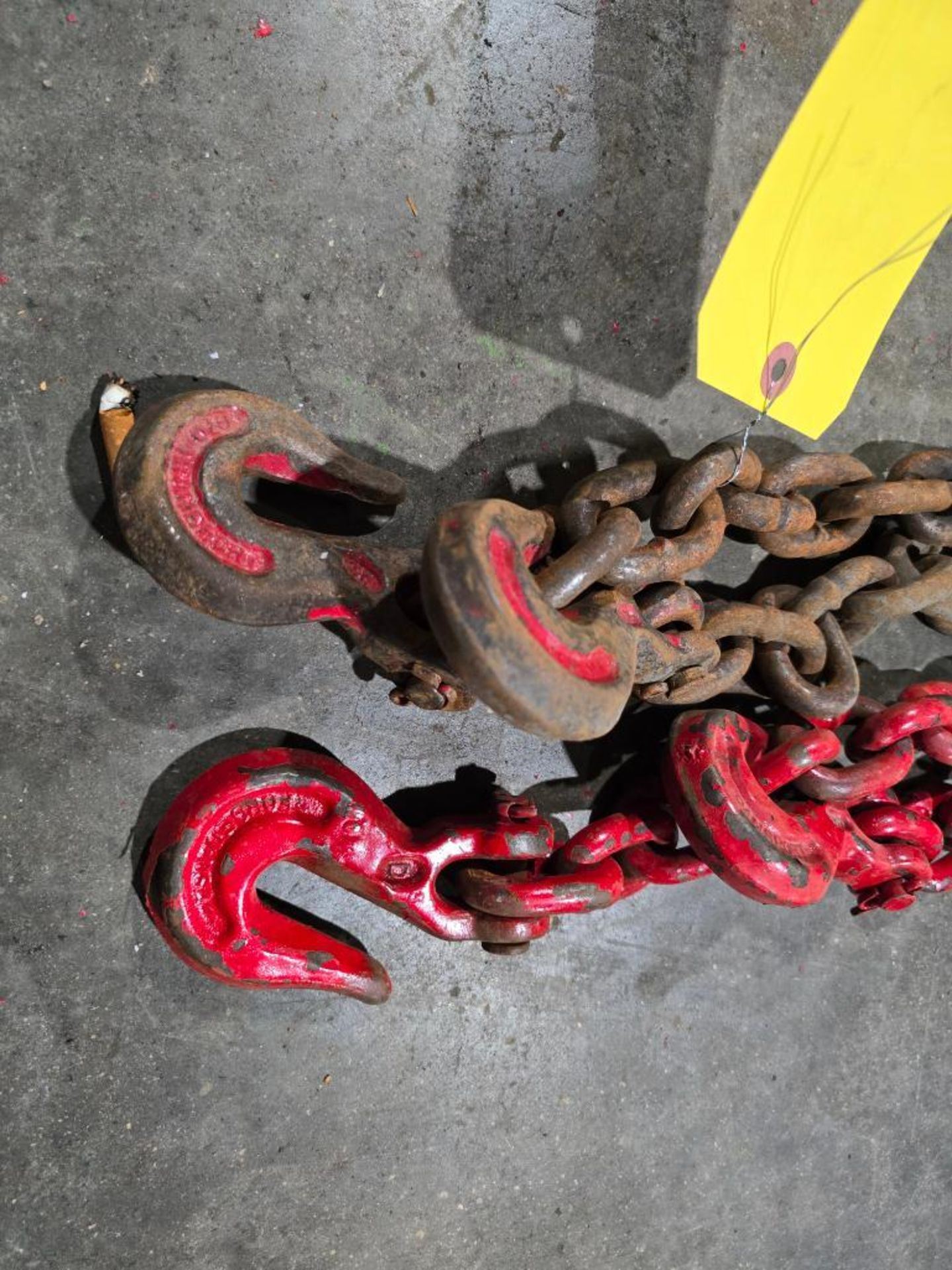 (2) 20' 3/8" Double Hook Chains - Image 4 of 6