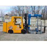 Caterpillar 30,000 LB. Forklift, Model E300, S/N 6990, 116" 2-Stage Mast, 15" W Solid Cushion Tires,