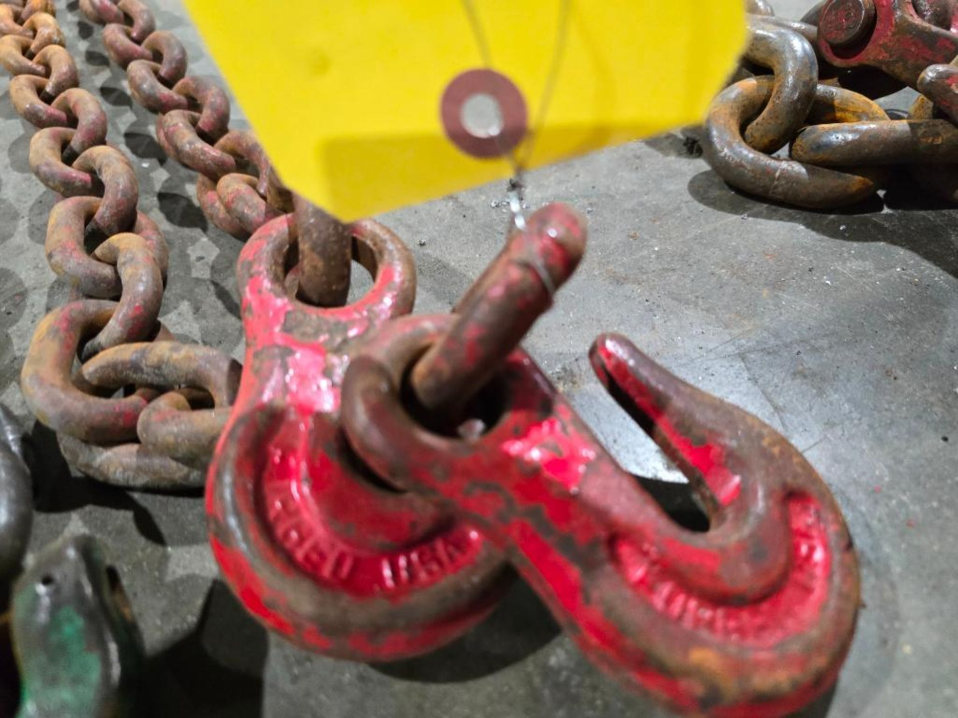 (2) 20' 3/8" Double Hook Chains - Image 4 of 8
