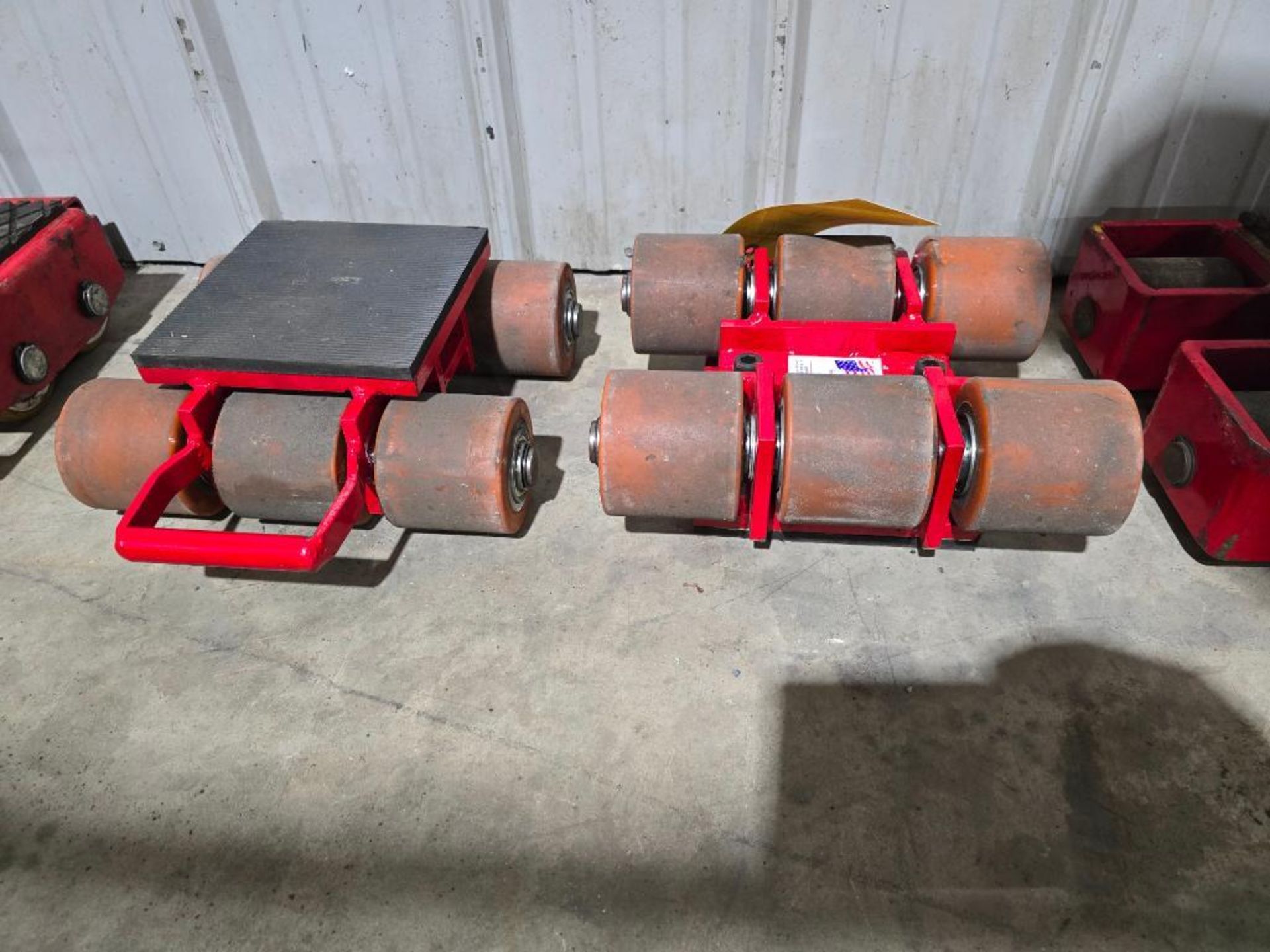 (2) Armital 18,000 LB. Machine Skates, Model AF9G